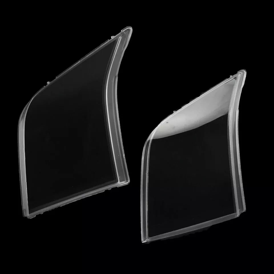 2X CLEAR HEADLIGHT LENS LAMPSHADE COVER SHELL FOR FORD TRANSIT MK7 VM V348 06-14